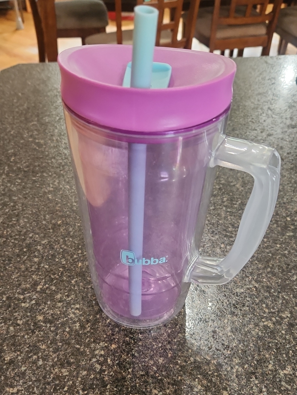 Bubba Purple & Aqua Double Wall Straw Mug